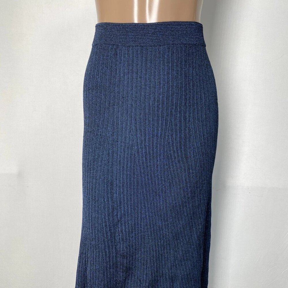 Jonathan Simkhai Women’s Ria Metallic Ribbed Maxi Skirt